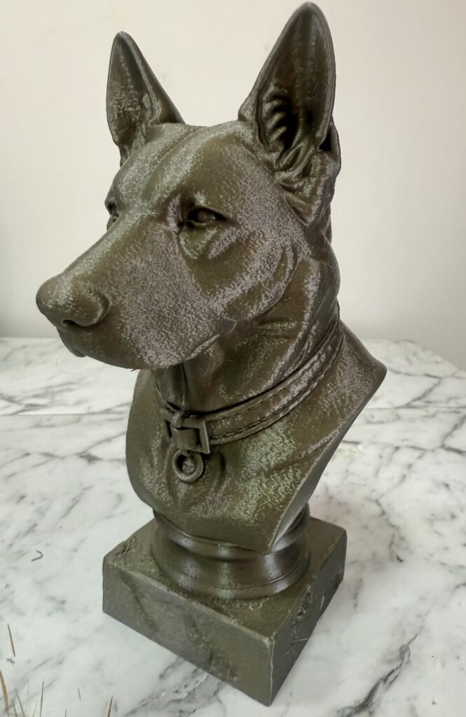 German Shepherd Bust